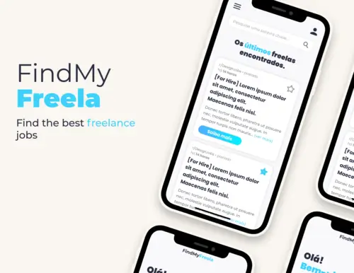 FindMyFreela - Website UI